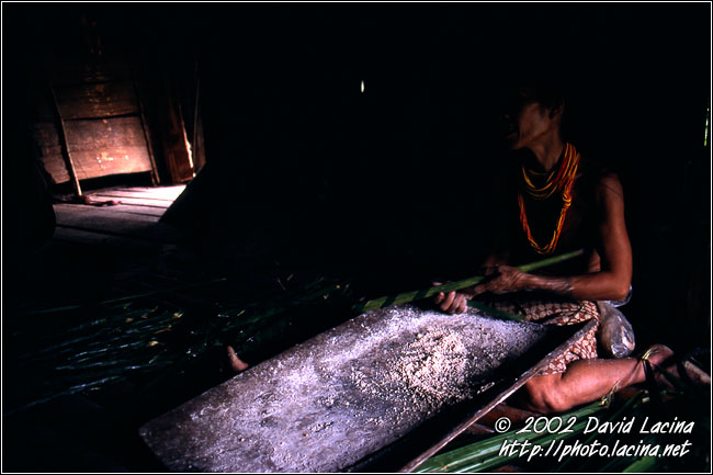 Preparing Sago Bread - Siberut island, Indonesia