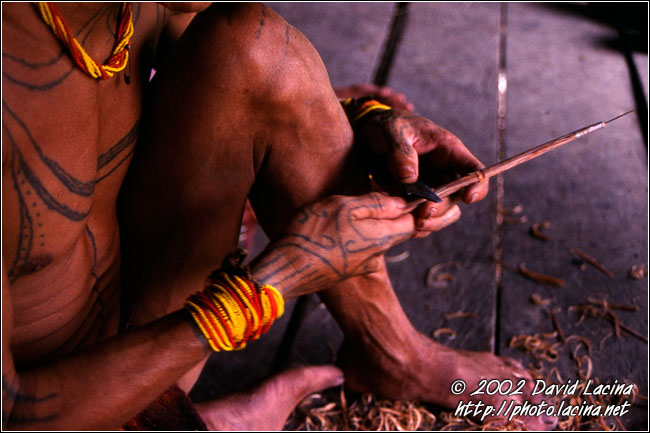 Making Arrows - Siberut island, Indonesia