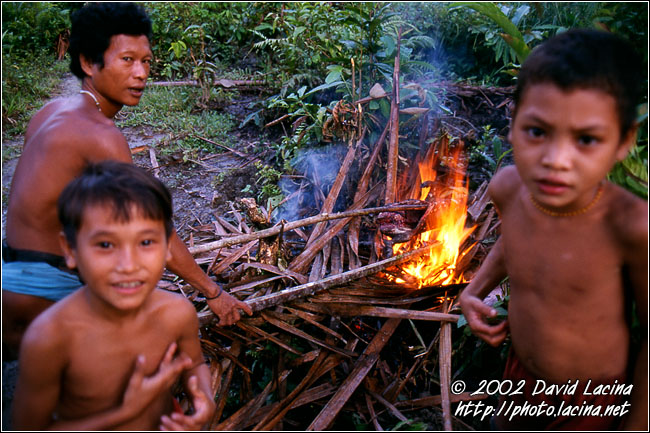 Roasting The Pig - Siberut island, Indonesia