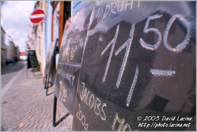 Street Of Novy Jicin - Northern Moravia, Czech republic
