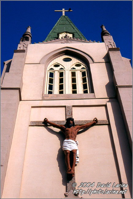 Detail Of Cape Coast Church - Cape Coast, Ghana