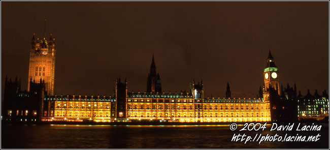 Palace Of Westminster - London In The Night, England