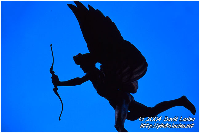 Eros Statue (Piccadilly Circus) - London During Day, England