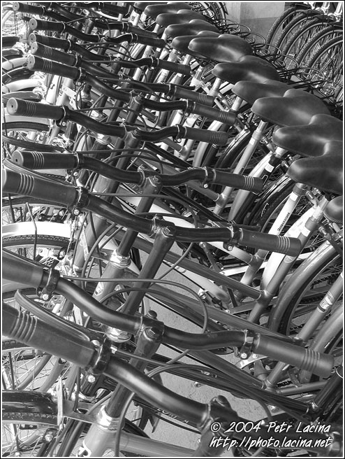 Bikes Abstraction - Vietnam in B&W, Vietnam