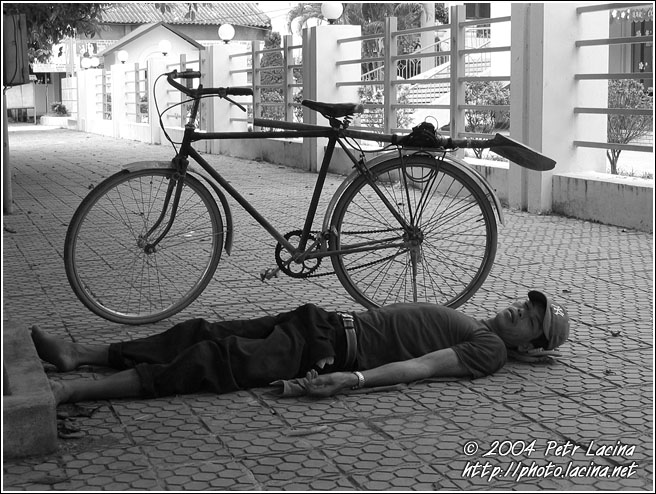 Taking A Nap - Vietnam in B&W, Vietnam