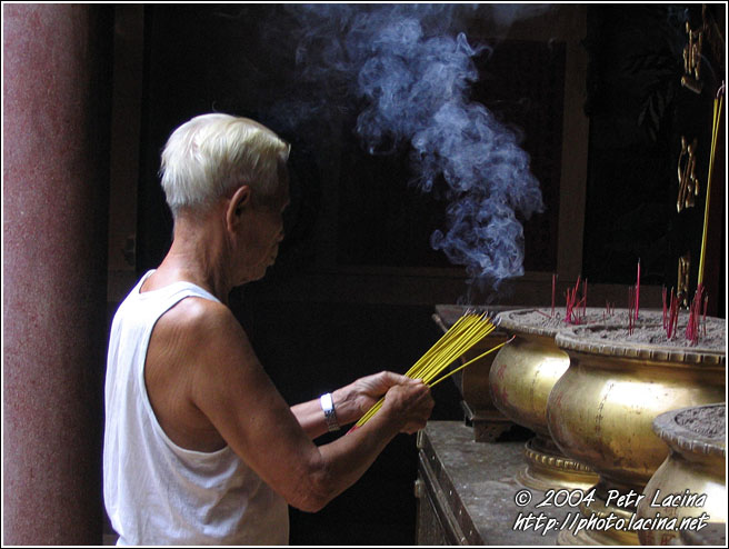 In A Temple - Vietnam In Color, Vietnam