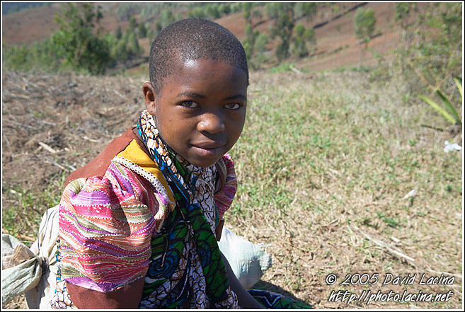 Resting Girl - People Of Usambara Mountains, Tanzania