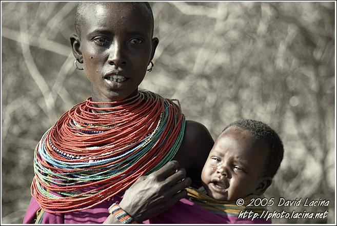 Samburu Woman And Her Baby - Samburu Portraits, Kenya