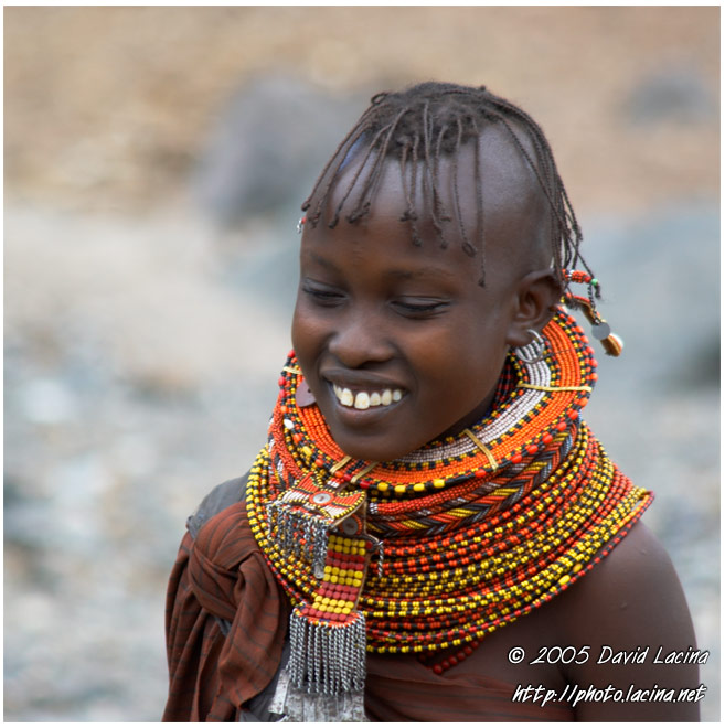 Turkana Girl - Turkana Tribe, Kenya