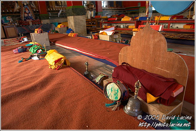 Gompa - Golden Temple, Namdroling Monastery, India