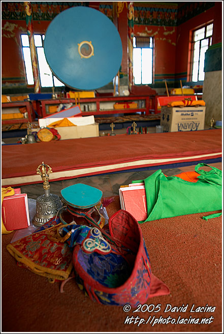 Interior Of Gompa - Golden Temple, Namdroling Monastery, India