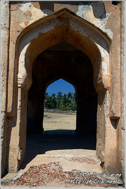 Detail Of Watch Tower, Royal Centre - Hampi Historical, India