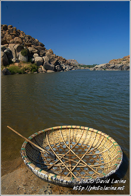 The Coracle - An Ancient Boat - Hampi - Nature, India