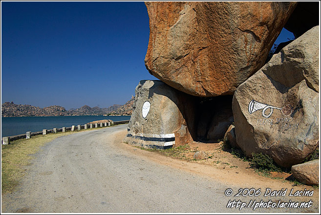 Please Sound Horn! - Hampi - Nature, India