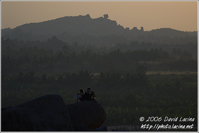 Sunset, Hemakuta Hill - Hampi - Nature, India