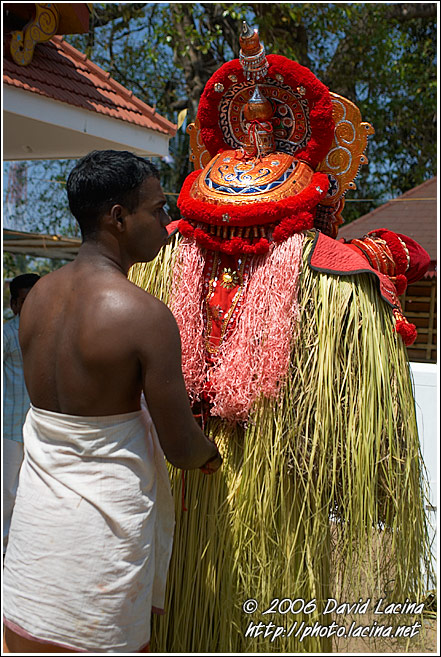 Dressing Up The Dancer - Theyyam Ritual Dance, India