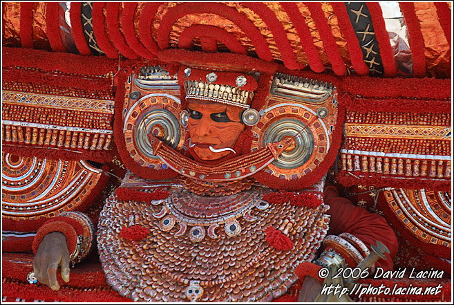 Decoration Of The Dancer - Theyyam Ritual Dance, India
