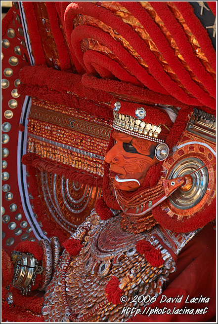Resting Theyyam Dancer - Theyyam Ritual Dance, India