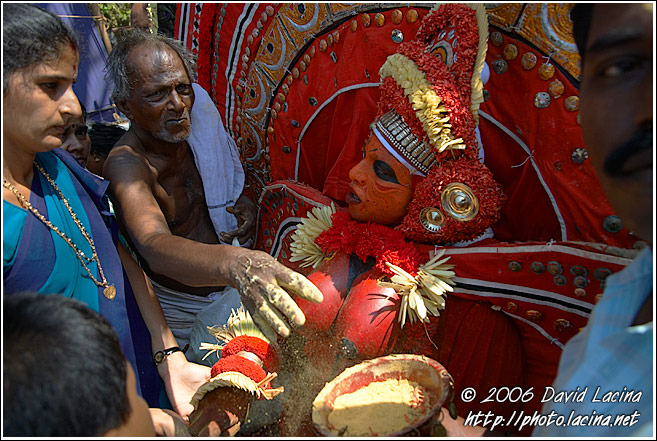 Giving A Blessing - Theyyam Ritual Dance, India