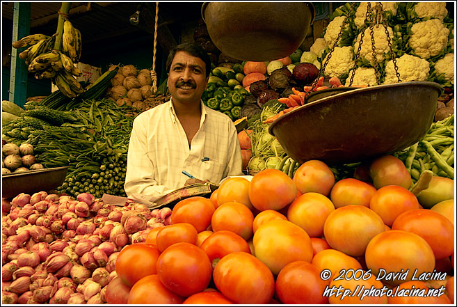 Seller At The Ooty Market - Ooty, India