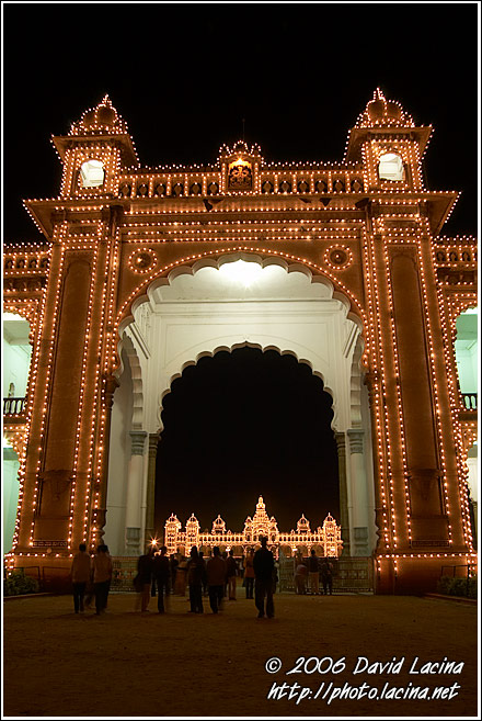 Mysore Palace In The Night - Mysore, India