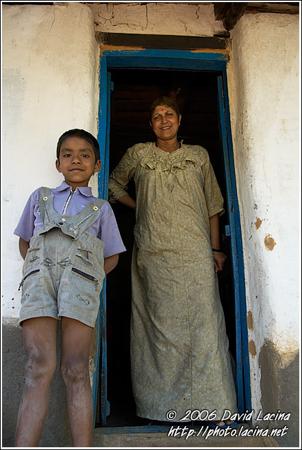 Mother And Son, Coorg (Kodagu) Hills - The People, India
