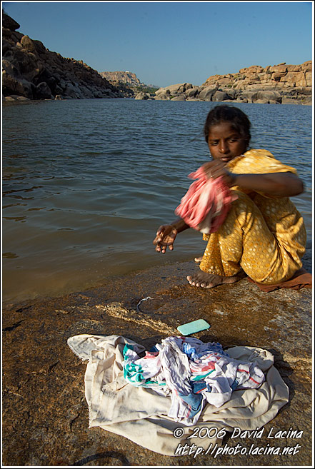 Dhobi - A Washerman, Hampi - The People, India