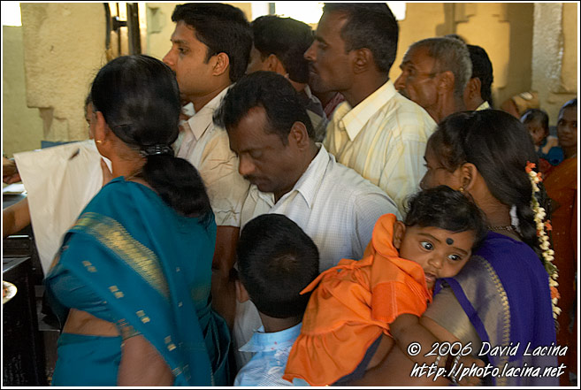 Puja In The Chamundeeswari Temple Temple, Chamundi Hill, Mysore - The People, India