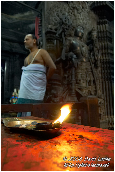 Priest In A Temple, Belur - The People, India