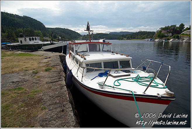Boats By Telemarkskanalen - The Telemark Canal (Telemarkskanalen), Norway