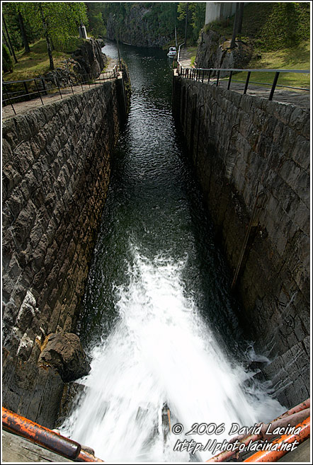 Entrance To The Lock Chamber - The Telemark Canal (Telemarkskanalen), Norway