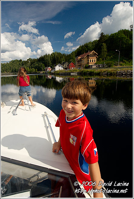 Enjoying The Telemakskanalen - The Telemark Canal (Telemarkskanalen), Norway