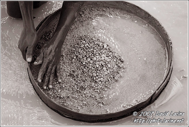 Searching For Diamonds Using Seruca - Diamond Mines, Sierra Leone