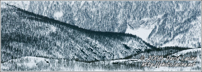 Panorama Against Skardsnuten - Hemsedal In Winter, Norway