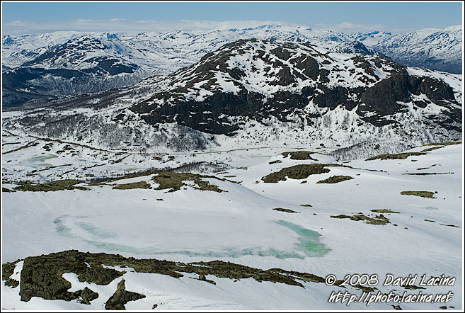 View From Systerskardfjellet - Hemsedal In Winter, Norway