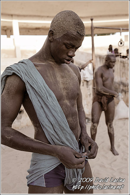 Preparing For Training - Traditional Wrestling, Senegal