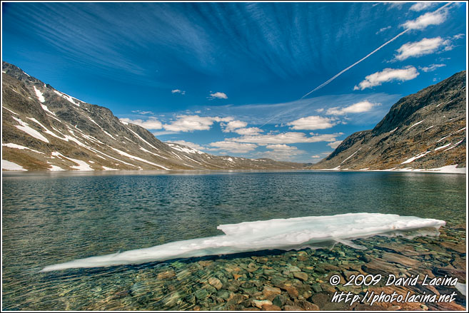 Ice On Bessvatnet - Jotunheimen, Norway