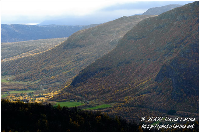 View Towards Grøndalen - Autumn In Hemsedal, Norway