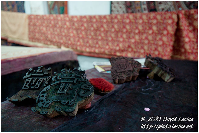 Printing Blocks - Jaipur fabric factory, India