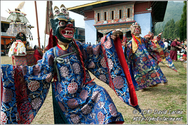 Performing The Dance - Cham Dance, India