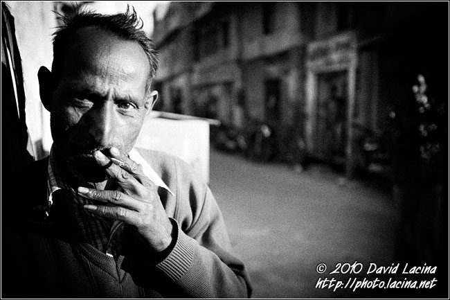 Jaipur Street - Black And White Snaps, India