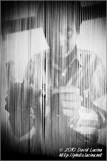 Making A Carpet - Black And White Snaps, India