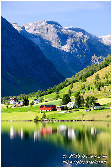 House Under Mountains - Land Of Fjords, Norway