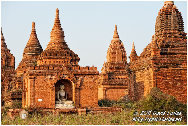 Sitting Buddha During Sunset - Bagan, Myanmar (Burma)