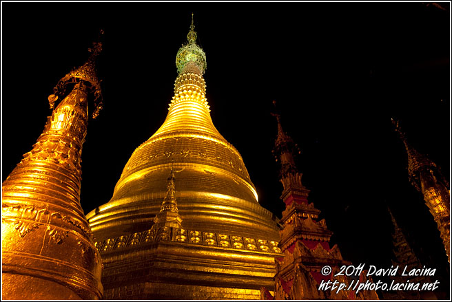 Shwemokhtaw Paya In The Evening - Delta Region, Myanmar (Burma)