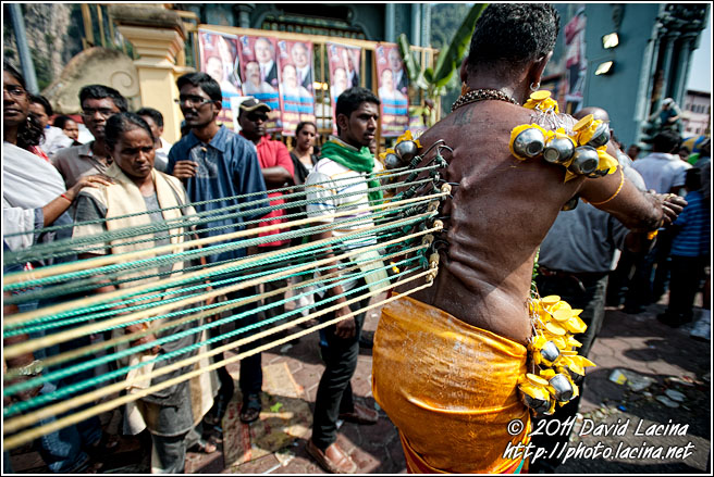Pulling Kavadi - Thaipusam, Malaysia