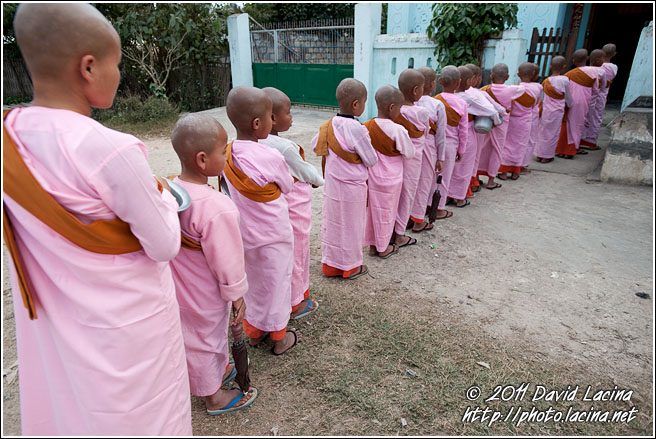 Alms Round - Hsipaw, Myanmar (Burma)