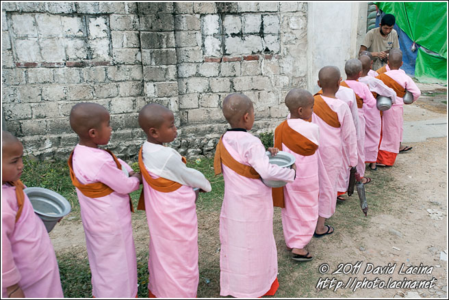 Alms Round - Hsipaw, Myanmar (Burma)