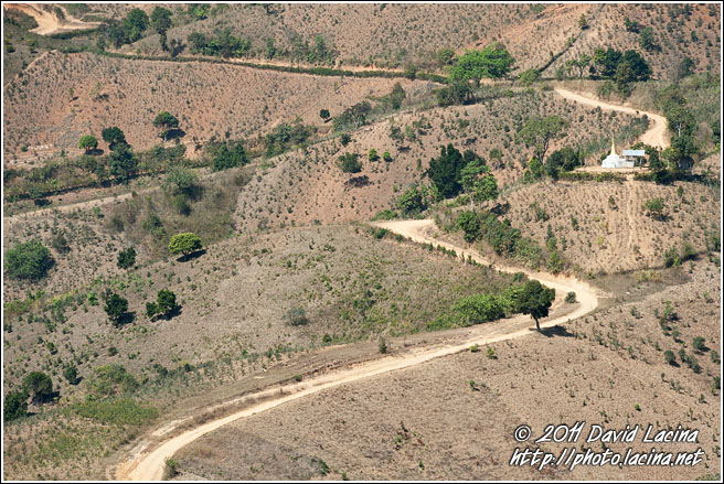 Pagoda By Path - Kalaw Trekking, Myanmar (Burma)