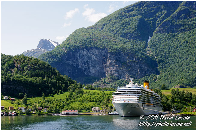 Costa Luminosa In Flåm - Nærøyfjord World Heritage Area, Norway